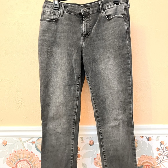 Old Navy Mid Rise Size 10 Gray Jeans - Picture 2 of 6